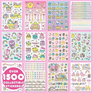 Hello Kitty Sticker Book 1500+ Kawaii Stickers for All Ages