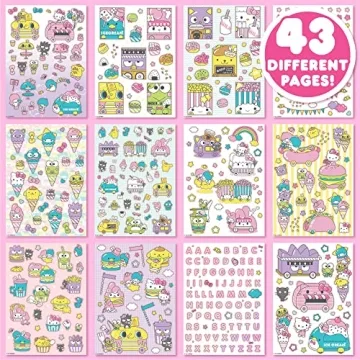 Hello Kitty Sticker Book 1500+ Kawaii Stickers for All Ages