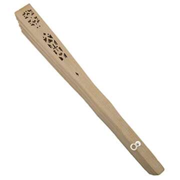 eoocvt 48pcs Summer Vintage Folding Bamboo Wooden Carved Hand Fan Wedding Bridal Party