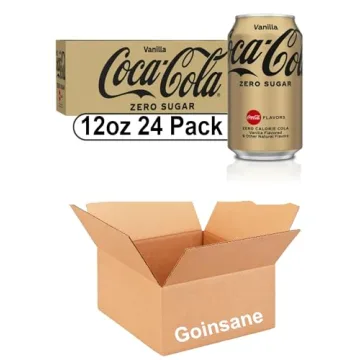 Delicious Coke Zero Vanilla - Calorie-Free Soda Pack of 2