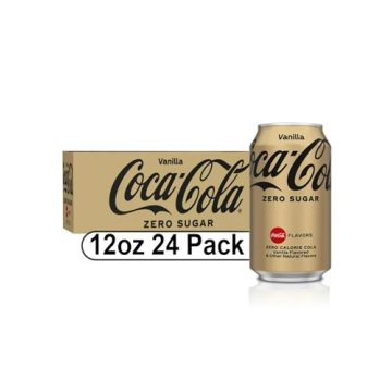 Delicious Coke Zero Vanilla - Calorie-Free Soda Pack of 2