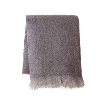 Belle Epoque Mohair Throw, 50X70, Nimbus