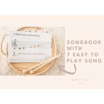 Engaging Colorful Xylophone for Kids with Songbook
