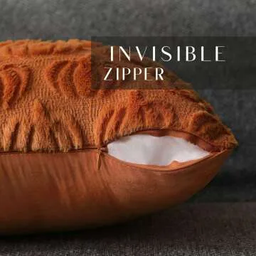 Fall Pillow Covers 18x18 Set of 2 for Autumn Decor