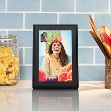 Facebook Portal Mini - Smart Video Calling 8” Touch Screen Display with Alexa - Black