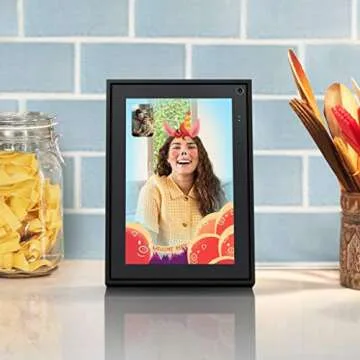 Facebook Portal Mini - Smart Video Calling 8” Touch Screen Display with Alexa - Black