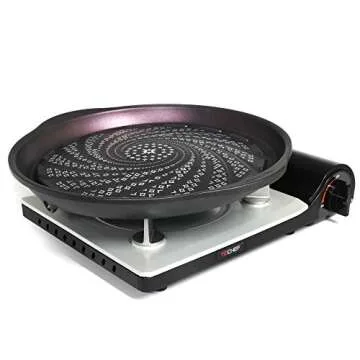 TECHEF Korean BBQ Non-Stick Grill Pan & Portable Stove