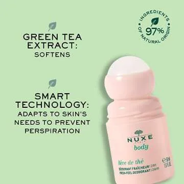 NUXE Aluminum Free Antiperspirant Deodorant with Green Tea