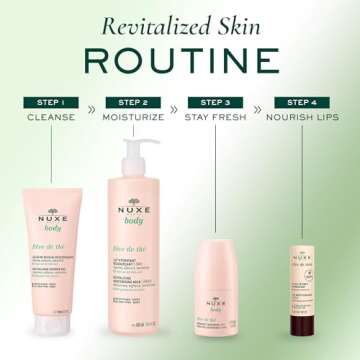 NUXE Aluminum Free Antiperspirant Deodorant Rêve de Thé. Natural 24-Hour Odor & Sweat Protection for Women, 1.6 Fl Oz