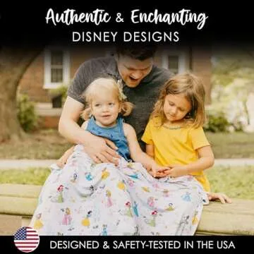 Milk Snob Disney Princess Baby Boy/Girl Swaddle Blanket, Soft Receiving, Security and Play, Toddler Infant NewbornBedding, Baby Shower, Baby Registry Gender Neutral Gift, 34 * 34 inches