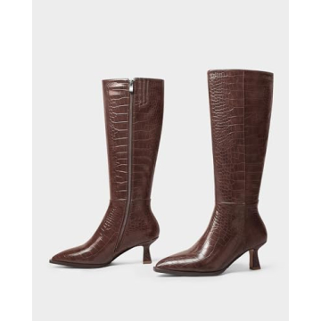 Stylish MUCCCUTE Knee High Boots for Women in Brown
