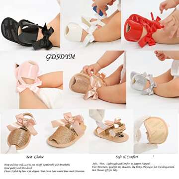 Stylish Infant Baby Girls Summer Sandals with Bowknot
