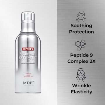 MDP PEPTIDE 9 ALL IN ONE ESSENCE PRO | 3.38fl.oz/100ml, Aging Solution, Hydration, Moisturizing, Glow Skin, Skin Elasticity, Sales available except for California