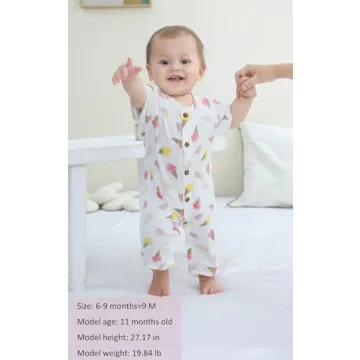 Ruliby Baby Boy Romper - Cute Cartoon Bodysuit for Infants