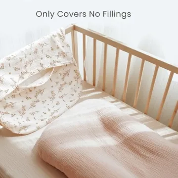 Konssy Muslin Baby Lounger Covers 2 Pack - Soft & Stylish