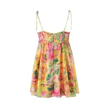 URKITTY Flowy Floral Dress - Perfect Summer Mini Dress