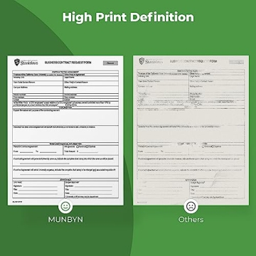 MUNBYN Thermal Printer Paper 8.5 x 11 Inch 200 Sheets