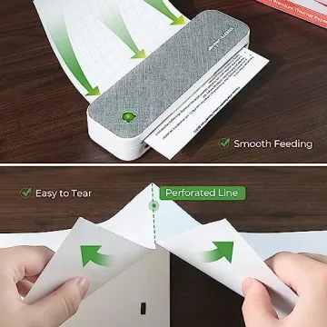 MUNBYN Thermal Printer Paper 8.5 x 11 Inch 200 Sheets