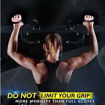 ihuan New Weight Lifting Gym Workout Gloves Men & Women, Great for Weightlifting, Exercise, Training, Fitness