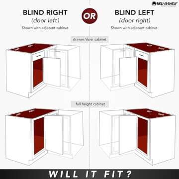 Rev-A-Shelf 3 Tier Pullout Shelf Organizer for Cabinets