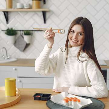 Bamboo Toaster Tongs - Set of 2 Reusable Heat Resistant Wooden Toast Tongs - 8 Inches Long Natural Toaster Tongs Bamboo - Useful Kitchen Utensil for Serving Pickle Muffin Bread Tongs - HaraHuri