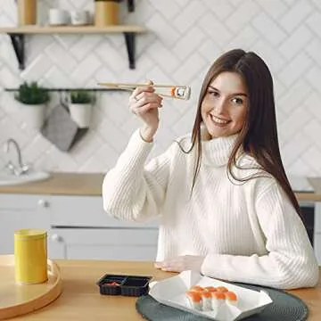 Bamboo Toaster Tongs - Set of 2 Reusable Heat Resistant Wooden Toast Tongs - 8 Inches Long Natural Toaster Tongs Bamboo - Useful Kitchen Utensil for Serving Pickle Muffin Bread Tongs - HaraHuri