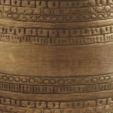 SIMPLIHOME Johnsen Boho 15 Inch Wide Metal Large Accent Side Table in Antique Gold, Fully Assembled, For the Living Room and Bedroom