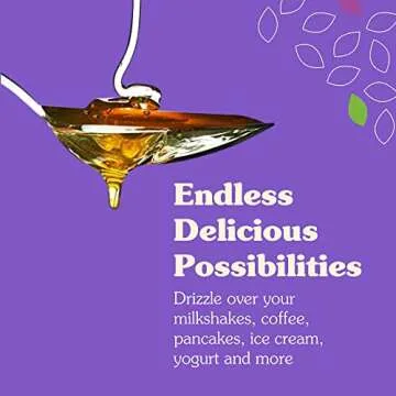 NuNaturals Stevia Syrup, Sugar-Free Sweetener, Plant-Based Sugar Substitute, Zero Calorie, Sugar-Free Syrup, Maple, 6.6oz (3-Pack)