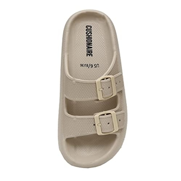 CUSHIONAIRE Women's Fame Recovery Cloud Slide Sandals Comfort