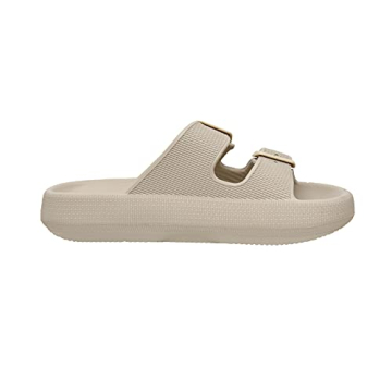 CUSHIONAIRE Women's Fame Recovery Cloud Slide Sandals Comfort