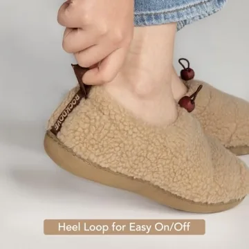 RockDove Women's Cozy Sherpa Fleece Camper Moc Slippers