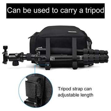 CADeN Camera Bag Backpack with Tripod Holder