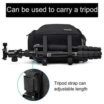 CADeN Camera Bag Backpack with Tripod Holder
