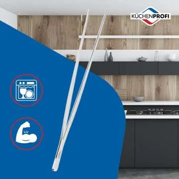 Küchenprofi 12-Inch Tweezer Tongs for Precision Cooking