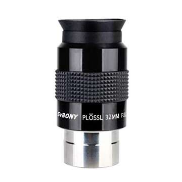 SVBONY SV131 Eyepiece 32mm 1.25 Inch Plossl Telescope Eyepiece Telescope Accessory Standard 1.25 inc...