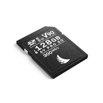 Angelbird AV PRO SD V90 - High-Speed 128 GB Memory Card