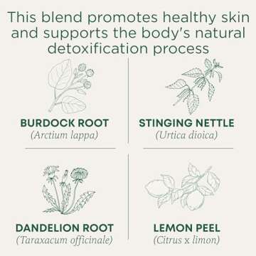 Traditional Medicinals Tea, Organic EveryDay Detox Lemon, Supports Healthy Skin & Liver Function, De...