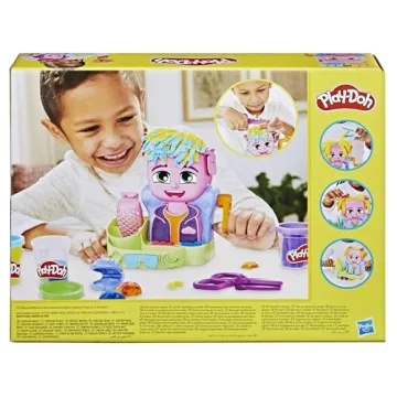 Play-Doh Hair Salon Playset with 6 Cans - Fun for Kids