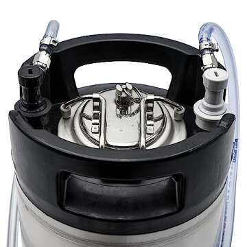 Draft Brewer® Flex Homebrew Kegging System with 2 New Ball Lock Kegs