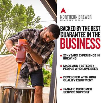 Draft Brewer® Flex Homebrew Kegging System with 2 New Ball Lock Kegs