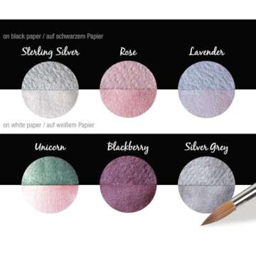 COLIRO Mica Pearl Watercolor Paint Set M760 Fairytale 6 Colors