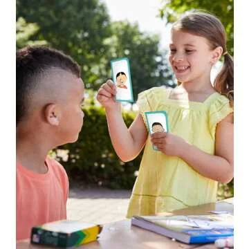 Carson Dellosa 104 American Sign Language Flash Cards for Kids, Toddlers and Beginners, ASL Flash Cards for Kids, ASL Cards for Beginners Covering 122 ASL Signs, Learn Sign Language for Beginners