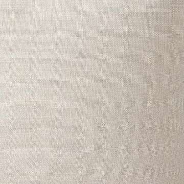 Meekio Set of 2 Ivory Pillow Covers 20 x 20 Inch Farmhouse Boho Decorative Throw Pillow Covers Linen Cushion Covers for Sofa Couch Décor