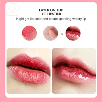 3Pcs Plumping Lip Oil Set for Hydrated, Glossy Lips