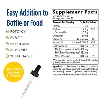 Nordic Naturals DHA Infant - Omega-3 & Vitamin D3