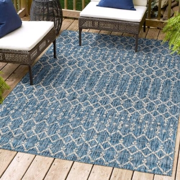 Ourika Moroccan Geometric Area Rug - Stylish & Durable
