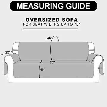 Deeky Sofa Cover, Washable Couch Covers for Dogs, Pet Couch Protector, Reversible Quilted and Water Resistant Furniture Covers with Foam Sticks and Elastic Straps, Oversized Sofa, Chocolate/Chocolate