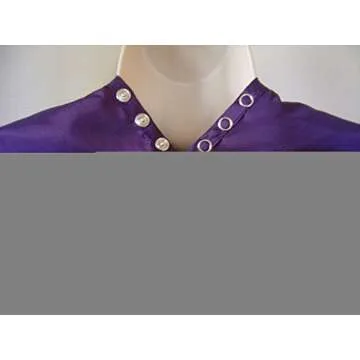 JNxcel Premium Quality Water Repellent Nylon/Polyester Fabric Hair Salon & Barber Hair Cutting & Shampoo Cape with Snap Closure (Purple Plum) …