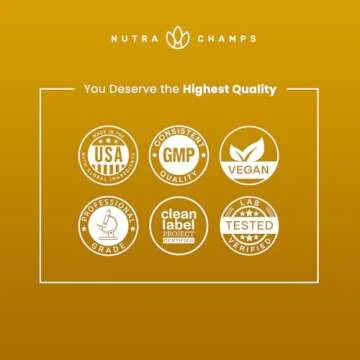 NutraChamps Korean Red Panax Ginseng Capsules | Extra Strength Ginsenosides for Energy, Focus, Performance, Vitality & Immune Support | Korean Red Ginseng Root Extract (90, Premium Gold)