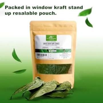 Dried Soursop Leaves From Ceylon Sri Lanka| 100 Leaves ~ 2oz (56g)